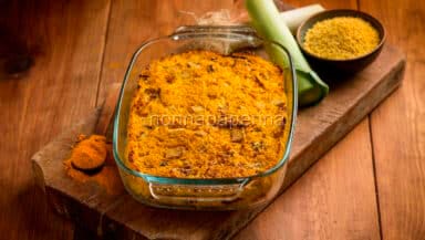 Sformato di miglio con tofu di canapa