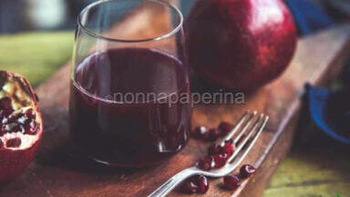 Succo di melograno e cocco