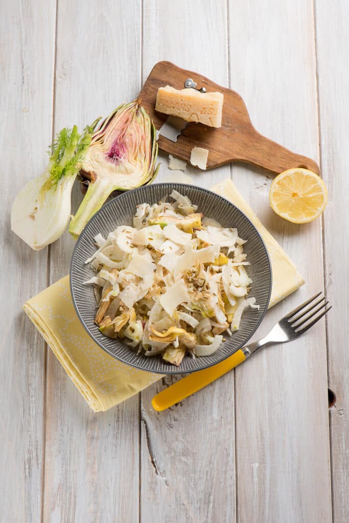 Insalata di carciofi e finocchi