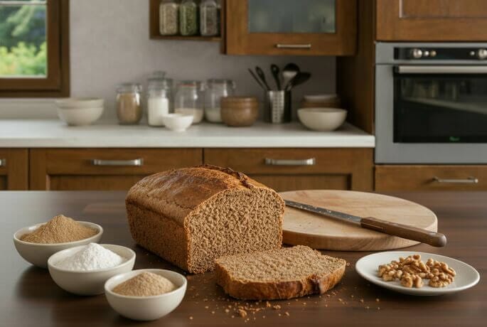 pane senza glutine con farina di castagne
