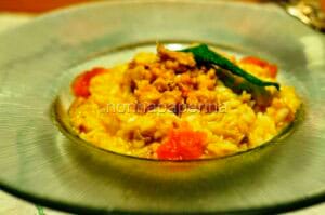 Carnaroli con ragu di coniglio