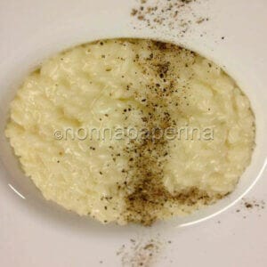 Risotto cacio e pepe Risotto cacio e pepe