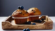 Muffins ai mirtilli senza glutine ed uova