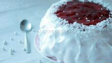 Torta sogno al cocco e corniole per dessert