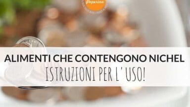 alimenti che contengono nichel elenco
