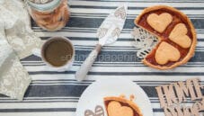 Crostata di riso e marmellata di arancio a colazione