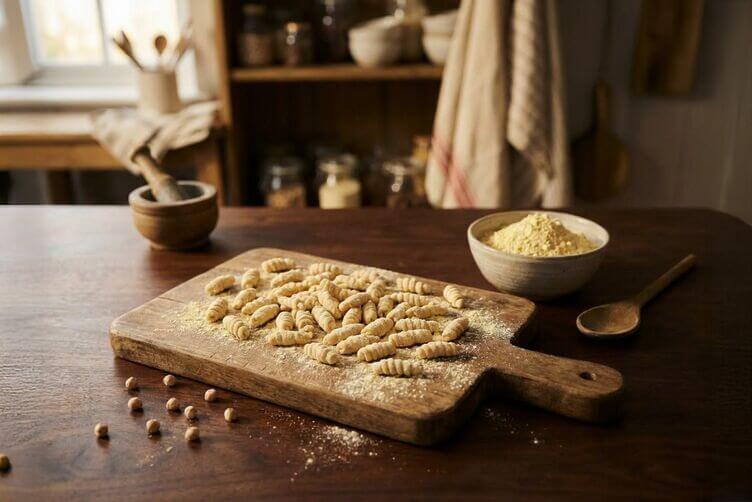 gnocchetti con farina di ceci gnocchetti con farina di ceci