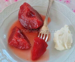 Mela cotogna sciroppata