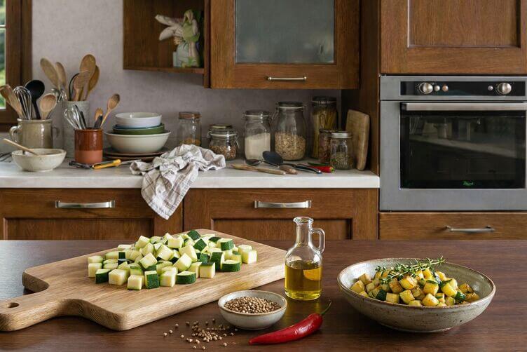 zucchine in padella saporite ingredienti