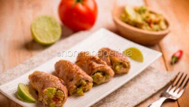 Involtini di vitello all avocado