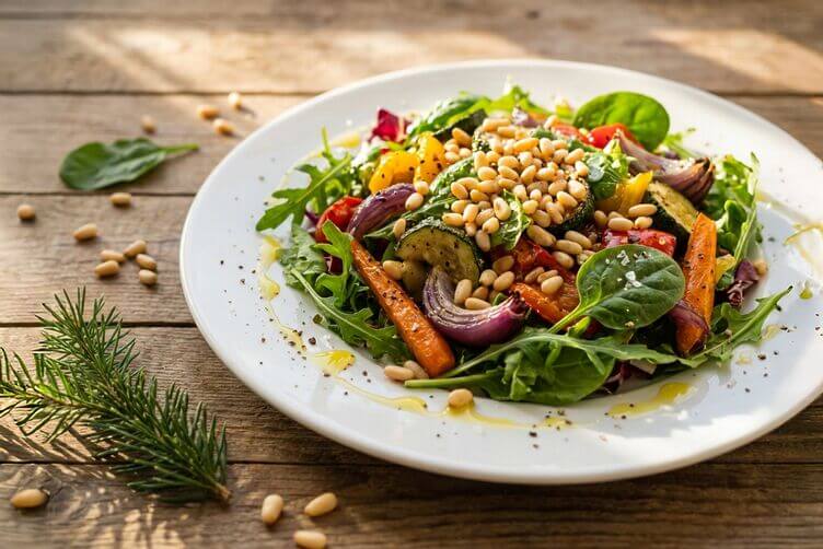 Insalata con pinoli Insalata con pinoli