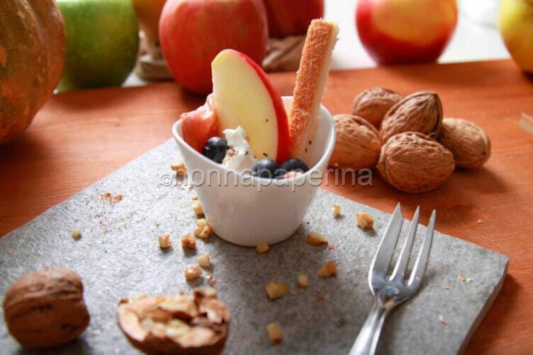 Bresaola con mela rossa