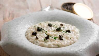 Risotto allo champagne e caviale