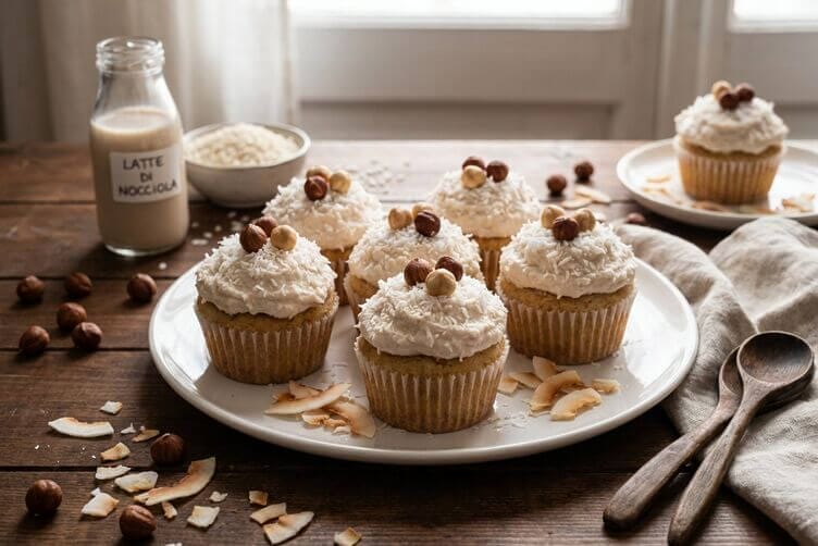 Cupcakes riso e cocco Cupcakes riso e cocco