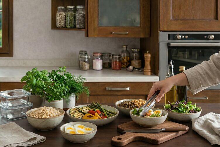 Meal prep mangiare sano 