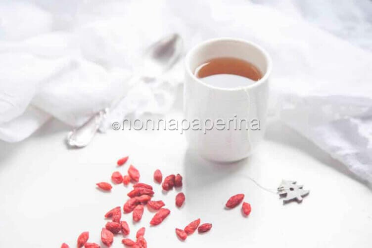 tisana alle bacche di goji