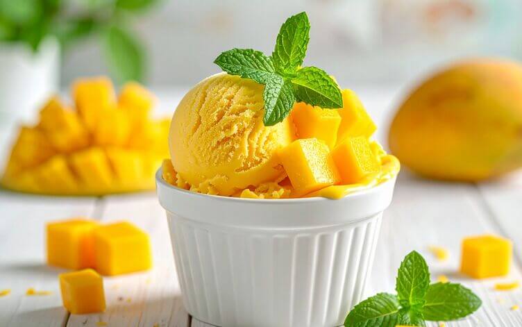 gelato al mango