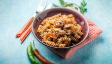Fusilli integrali con sgombro, viva i primi di pesce!