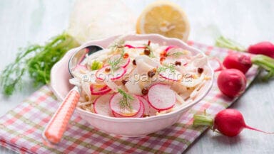 Insalata di ravanelli e finocchi