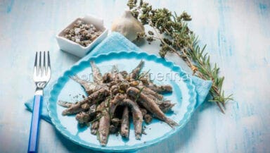 alici al forno con capperi