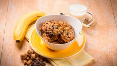 Biscotti di banana e muesli