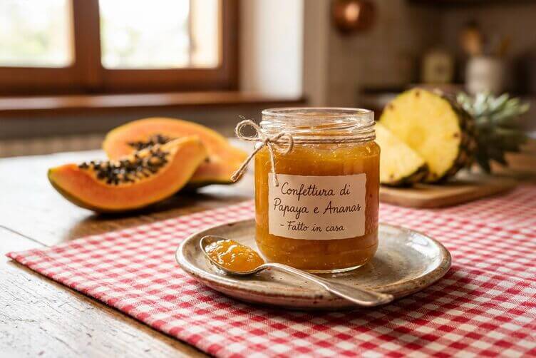 confettura di papaya e ananas confettura di papaya e ananas