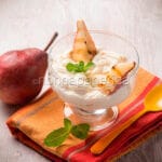 Crema dolce con pere e stevia, un dessert delicato