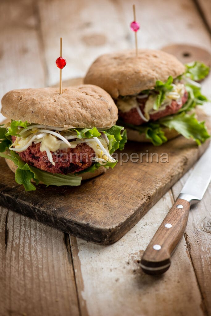 Vegetarian burger alla quinoa 