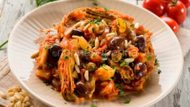 Caponata di carciofi