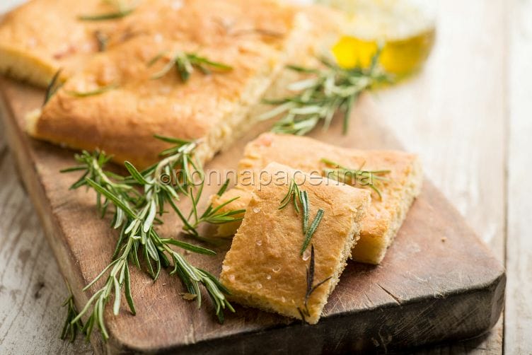 Focaccia al kamut, una merenda gradita Focaccia al kamut