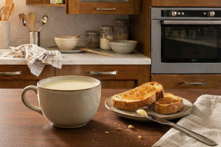 cappuccino con latte di patate 1