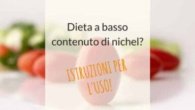 dieta senza nichel