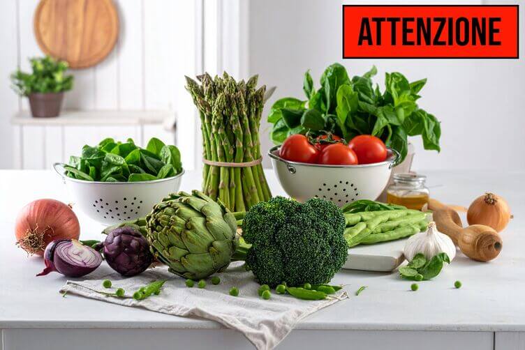 verdure con nichel verdure con nichel