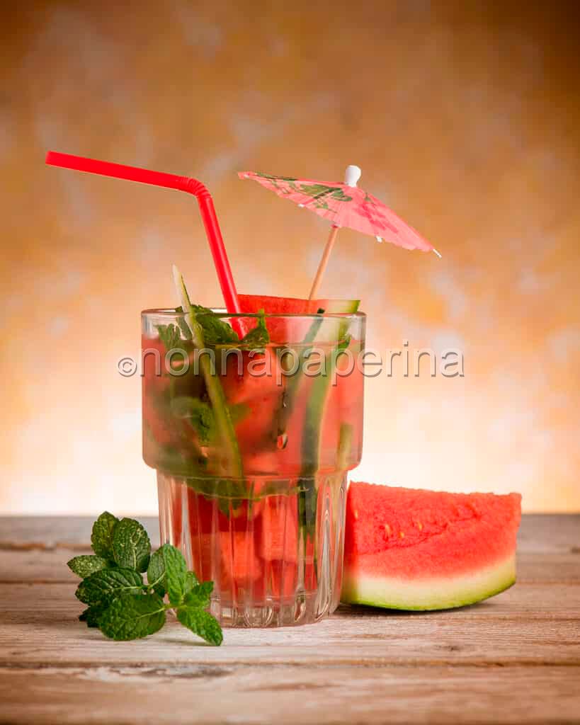 Acqua aromatizzata al cocomero