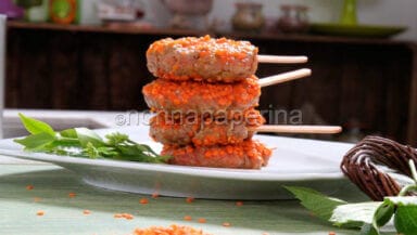 Lecca lecca di lenticchie