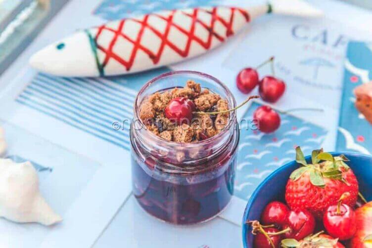 Crumble di cookies al Teff