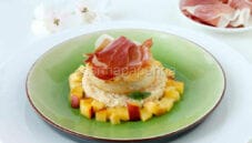 Medaglione di nasello su cous cous profumato al lime