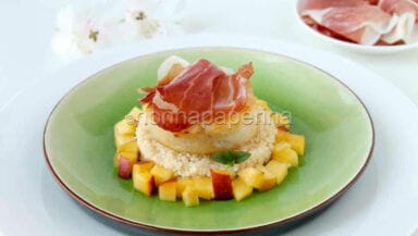 Medaglione di nasello con prosciutto crudo