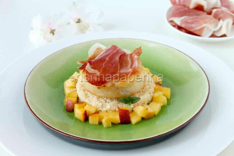 Medaglione di nasello con prosciutto crudo