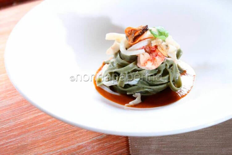 tagliatelle di spirulina