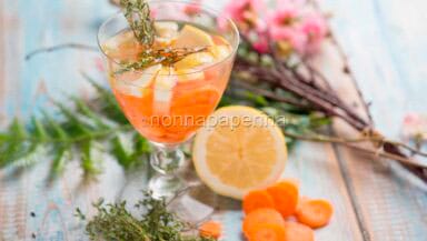 acqua aromatizzata alla carota