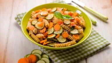 Fusilli integrali alle verdure