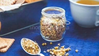 essiccare la camomilla