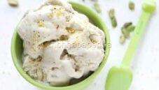 Gelato al pistacchio e sciroppo d’acero
