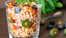 Insalata tiepida di farro con Nergi e mirtilli Insalata tiepida di farro con Nergi e mirtilli