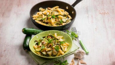 penne con zucchine