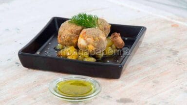 polpette di canapa al bergader