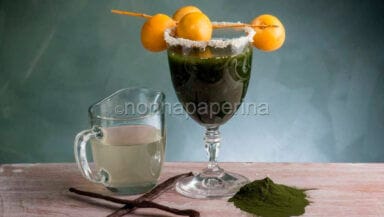 Succo di cocco e clorella
