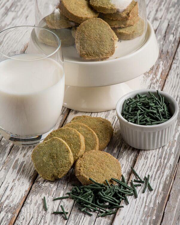 biscotti alla spirulina