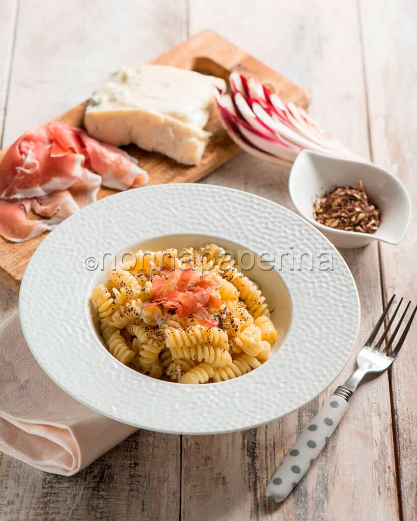 Fusilli con gorgonzola